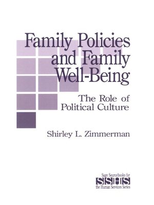 cover image of Family Policies and Family Well-Being
